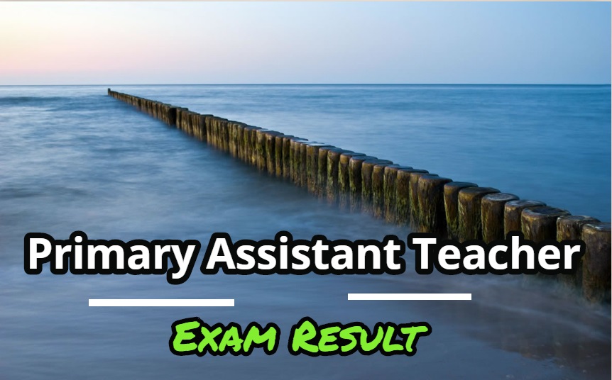 Primary Assistant Teacher Exam Result 2019