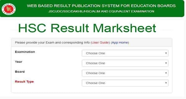 HSC Result All Education Board